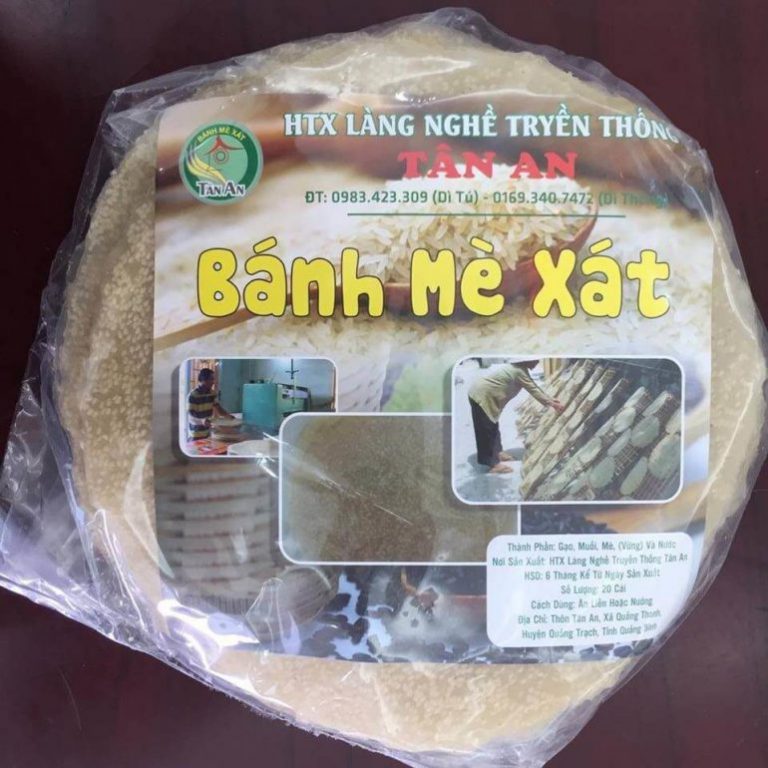 Bánh tráng Tân An - Quảng Bình