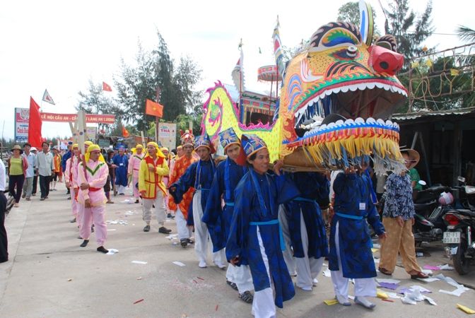 Lễ hội Long Chu ở Hội An - Quảng Nam