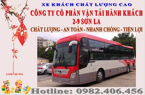 Hình ảnh xe Công ty CP Vận Tải Hành Khách 2/9 Sơn La (tuyến Sơn La - Vinh)