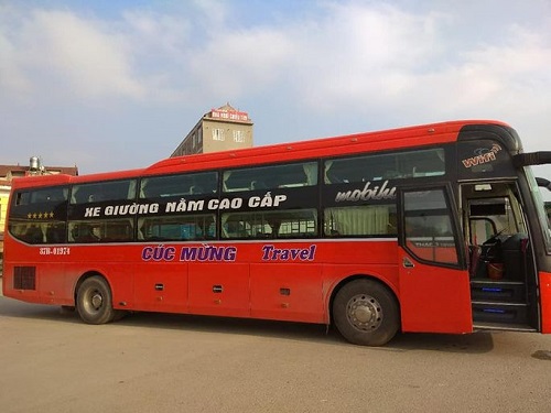 Hình ảnh xe Cúc Mừng (tuyến Nam Định - Vinh)