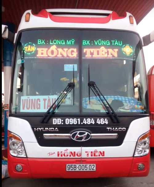Hình ảnh xe Hồng Tiên (tuyến Long An - Vũng Tàu)