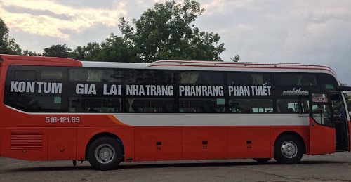 Hình ảnh xe Anh Phát (tuyến Đắk Lắk - Nha Trang)