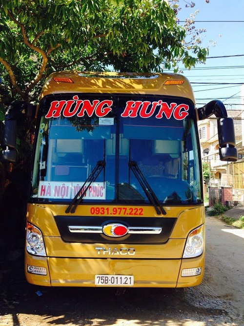 Hình ảnh xe Hùng Hưng (tuyến Hưng Yên - Huế)