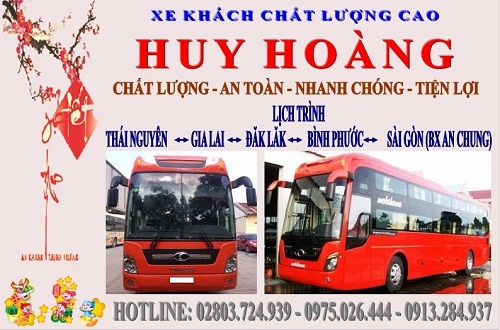 Hình ảnh xe Huy Hoàng (Thái Nguyên) (tuyến Thái Nguyên - Hồ Chí Minh)