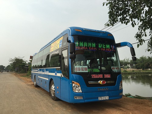 Hình ảnh xe Thanh Dem (tuyến Nghệ An - Hồ Chí Minh)