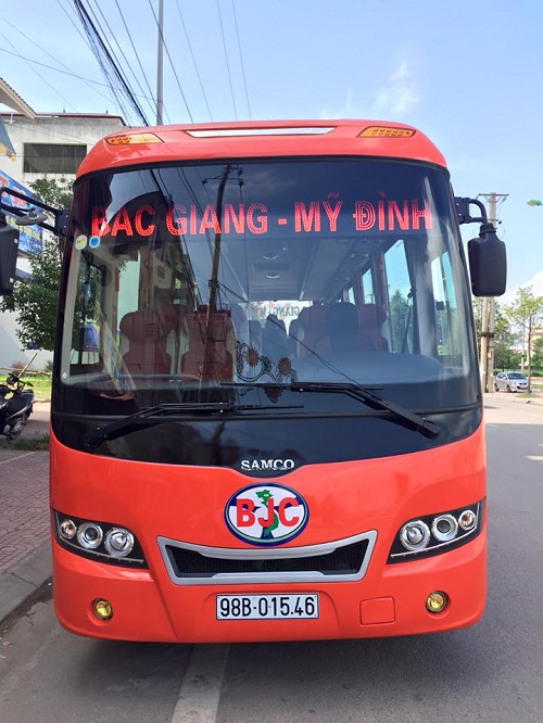 Hình ảnh xe Công ty cổ phần xe khách Bắc Giang (tuyến Bắc Giang - Hà Nội)