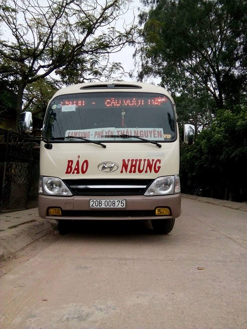 Hình ảnh xe Bảo Nhung (tuyến Tuyên Quang - Hà Nội)