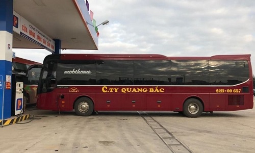 Hình ảnh xe Quang Bắc (tuyến Tuyên Quang - Hải Phòng)